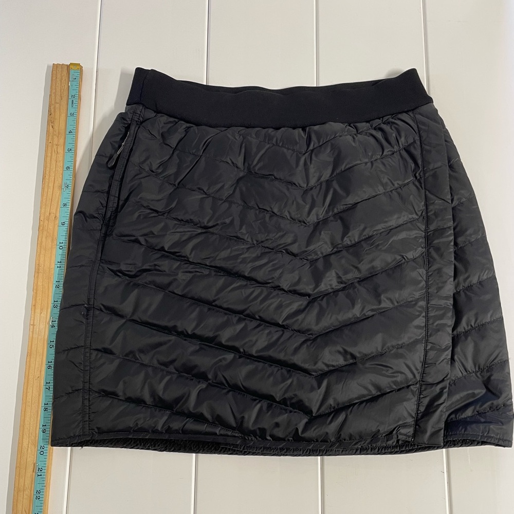 Aventure Black Down Winter Skirt, Size M, EUC - Picture 6 of 10